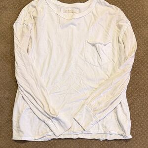 We The Free Cream Long Sleeve Tee